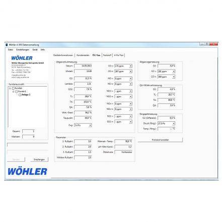 PC-Software Wöhler A 550