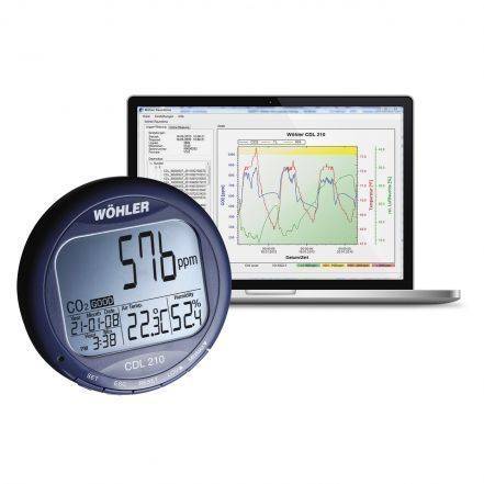 Wöhler CDL 210 CO2-Data logger